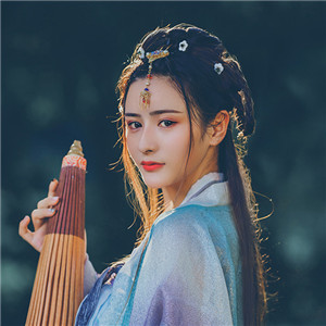 星輝光影漢服古風(fēng)女子頭像，妖媚女生頭像