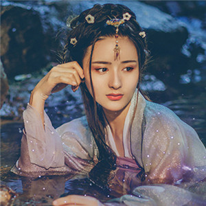 星輝光影漢服古風(fēng)女子頭像，妖媚女生頭像
