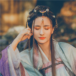 星輝光影漢服古風(fēng)女子頭像，妖媚女生頭像