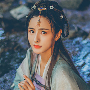 星輝光影漢服古風(fēng)女子頭像，妖媚女生頭像