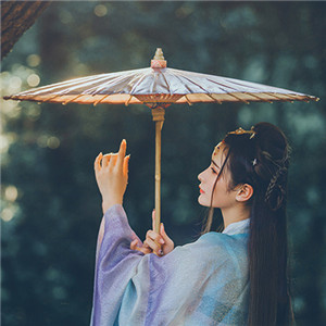 星輝光影漢服古風(fēng)女子頭像，妖媚女生頭像