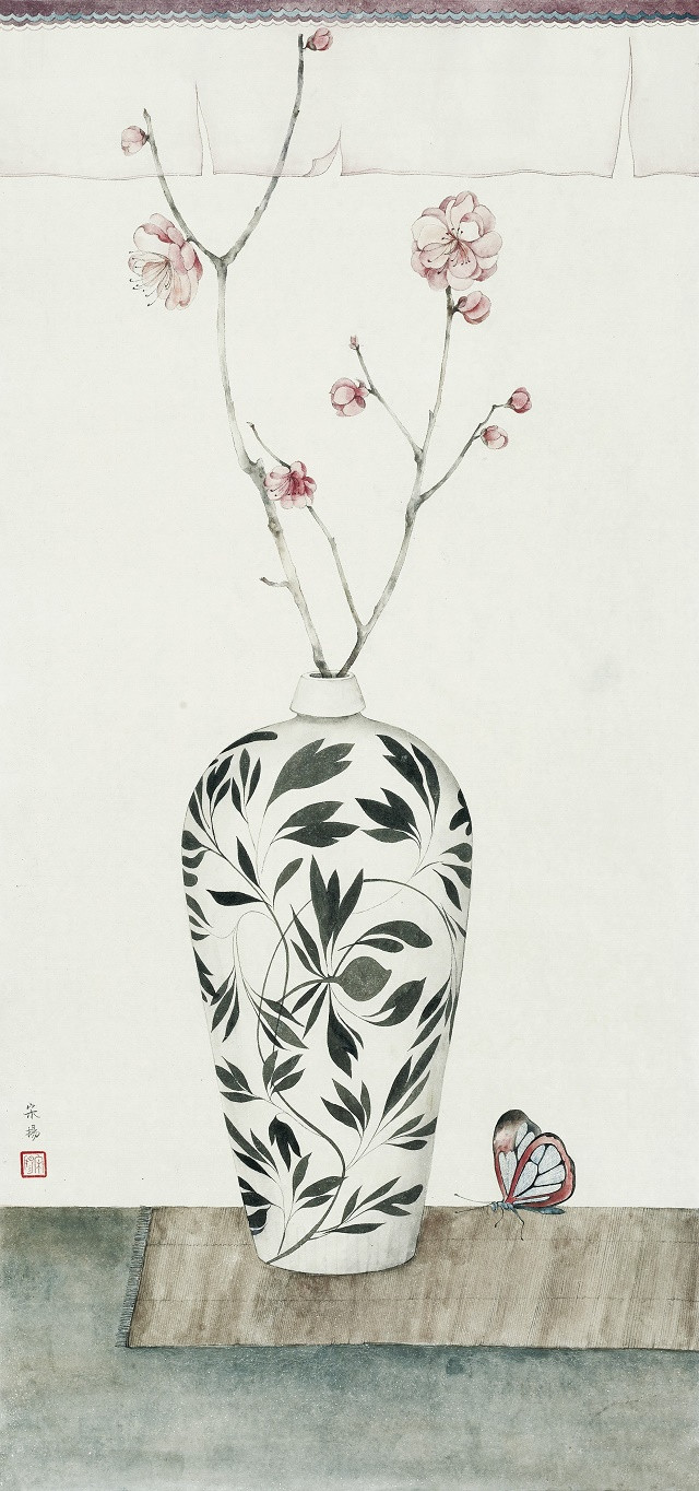 古典清雅宋揚(yáng)國畫植物家具工筆畫（二）