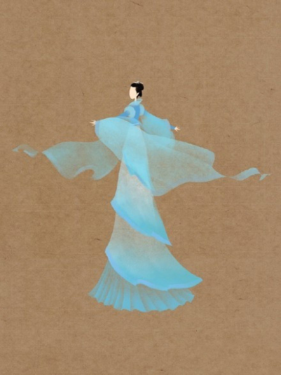 經(jīng)典古風(fēng)電視劇插畫，人生若只如初見