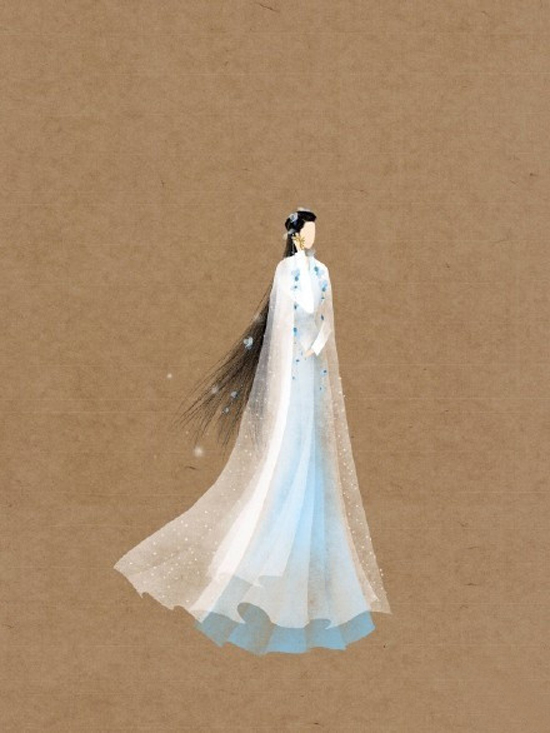 經(jīng)典古風(fēng)電視劇插畫，人生若只如初見