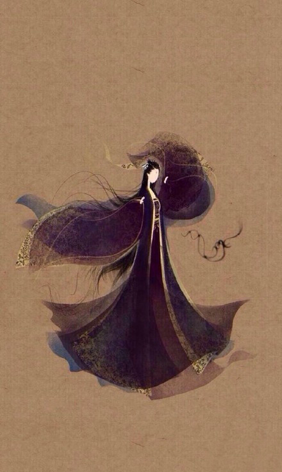 經(jīng)典古風(fēng)電視劇插畫，人生若只如初見