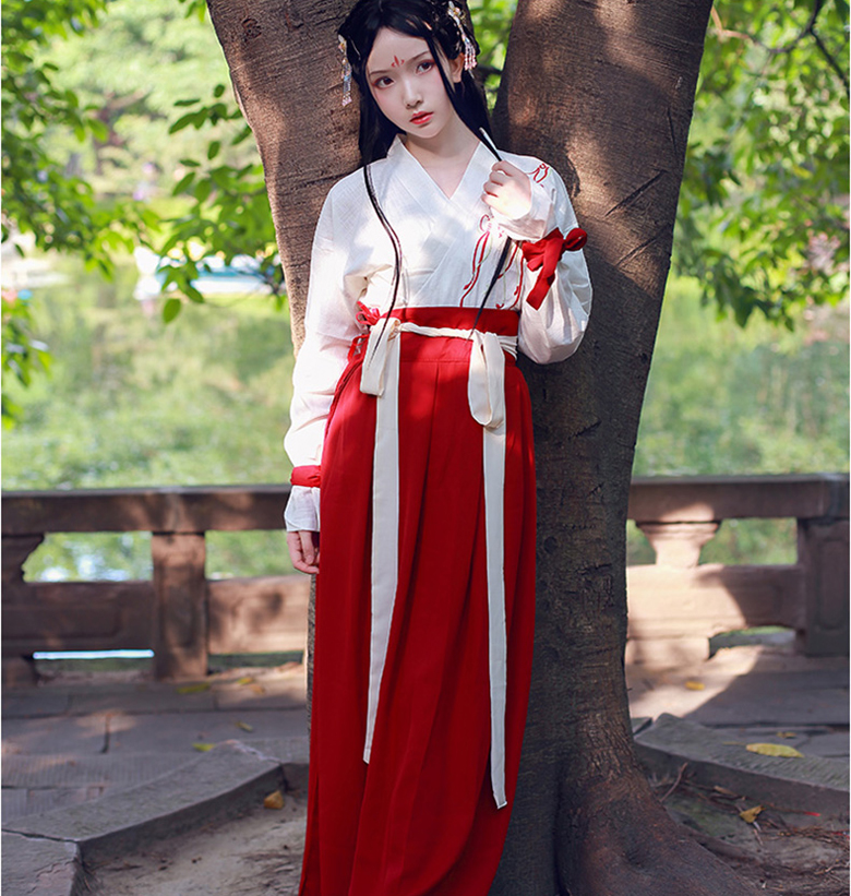 匠心啟航閱讀復古漢元素改良半身裙