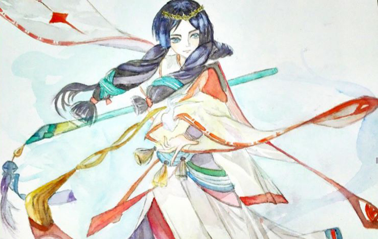 陰陽師八百比丘尼古風(fēng)圖片