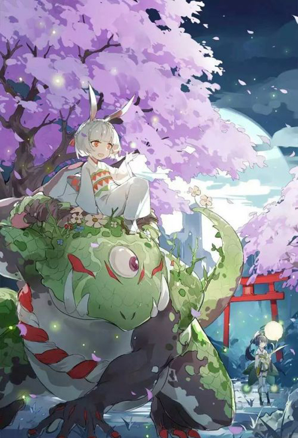 陰陽師山兔古風(fēng)圖片