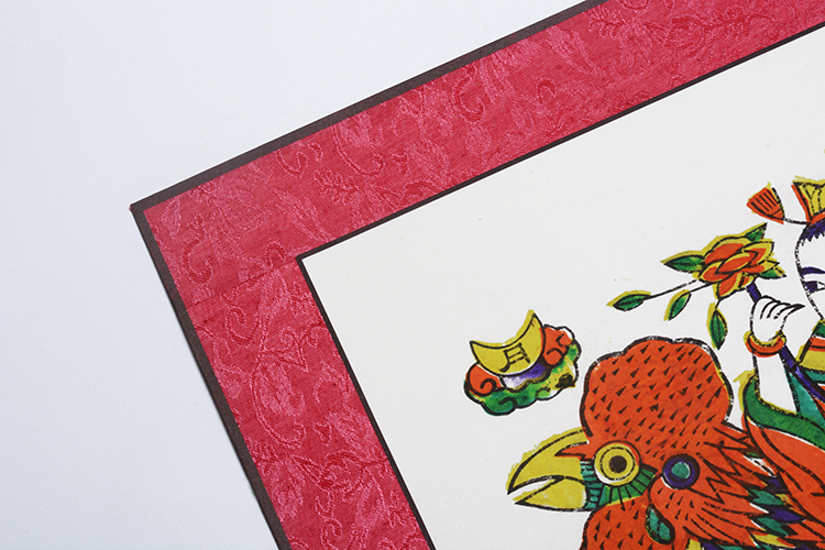 2017雞年開(kāi)封木板年畫(huà)