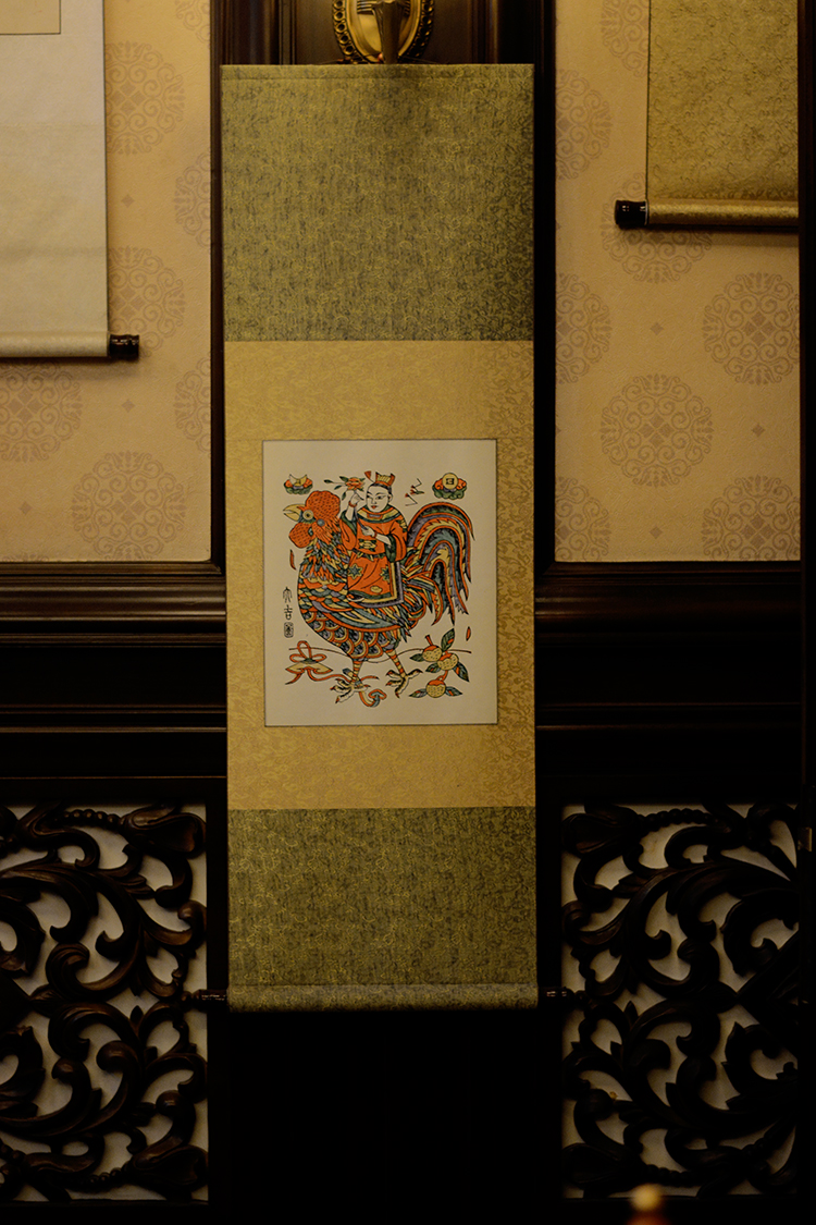 2017雞年開(kāi)封木板年畫(huà)