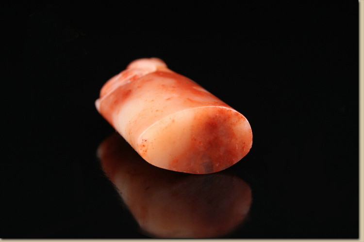 匠心啟航閱讀壽山石芙蓉凍荷花印章