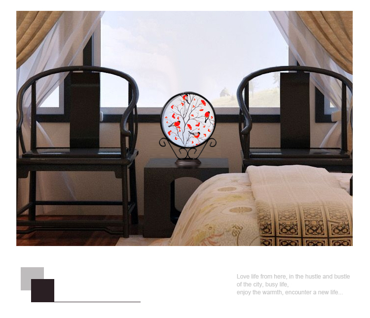 寓意招財(cái)?shù)慕承膯⒑介喿x禪意鐵藝工藝品擺件