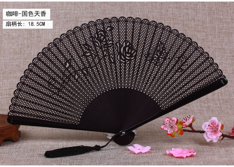 匠心啟航閱讀復(fù)古迷你全竹高檔扇子鏤空