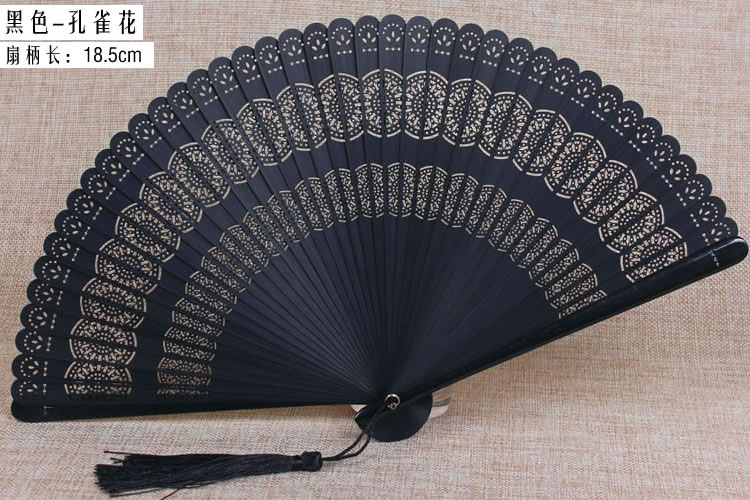 匠心啟航閱讀復(fù)古迷你全竹高檔扇子鏤空