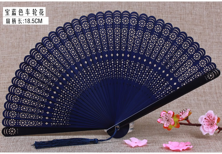 匠心啟航閱讀復(fù)古迷你全竹高檔扇子鏤空