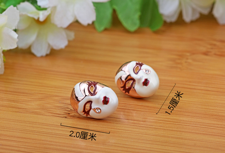 優(yōu)雅的匠心啟航閱讀京劇臉譜耳環(huán)