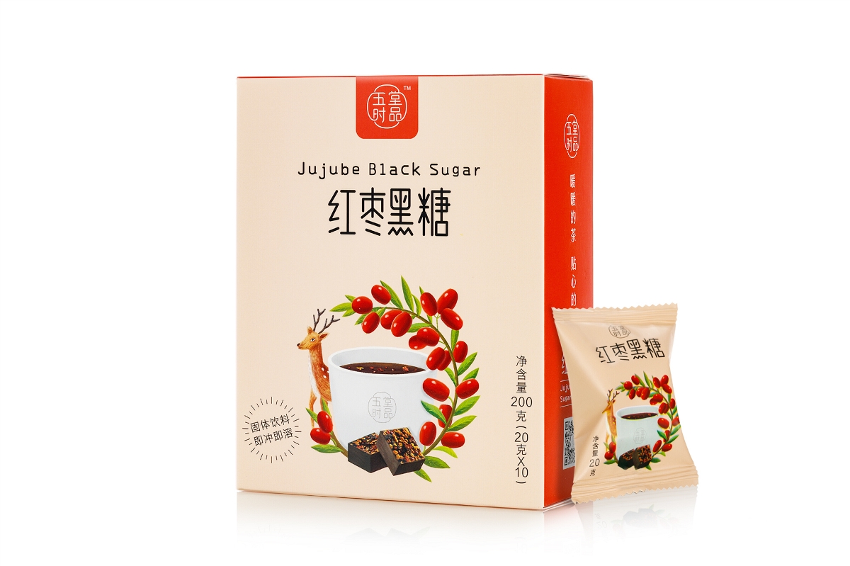 創(chuàng)意極簡黑糖茶包裝設(shè)計