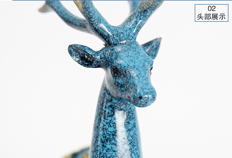 空靈優(yōu)雅，福壽福祿雙至的鹿型青銅器工藝品