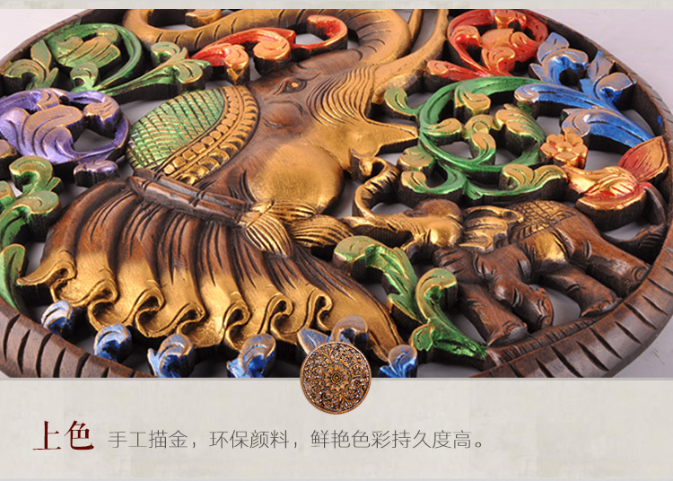 泰式雕刻，柚木雅致精美木雕