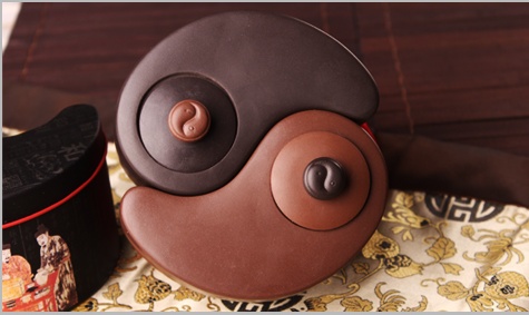 太極陰陽(yáng)紫砂壺，創(chuàng)意匠心啟航閱讀格紫砂壺