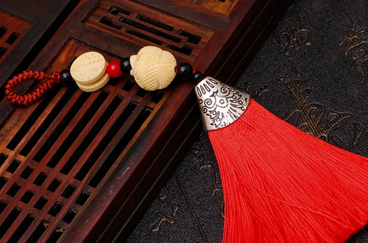 匠心啟航閱讀流蘇木雕，年年有余細膩木雕