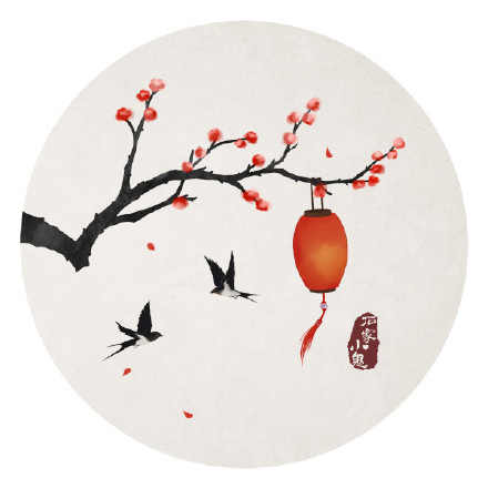 新春寓景插畫，匠心啟航閱讀手繪插畫