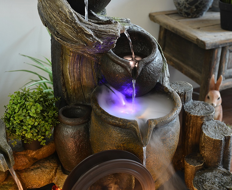 聽涓涓細(xì)流的假山，看水鄉(xiāng)故事假山石