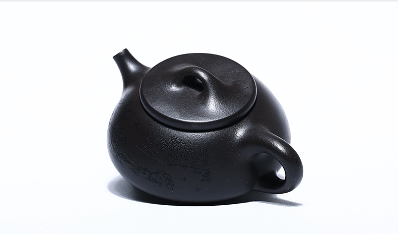 石瓢手工紫砂壺，精致典雅紫砂壺