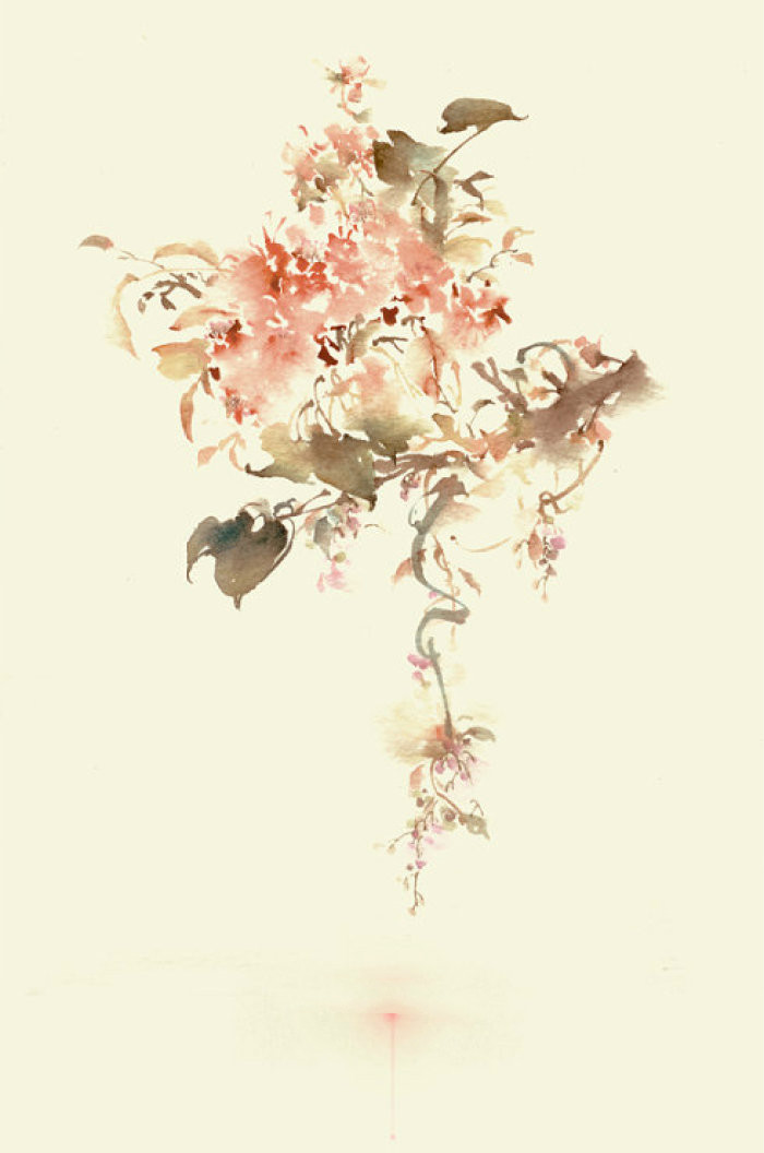 水墨風(fēng)格插畫，匠心啟航閱讀藝術(shù)手繪插畫