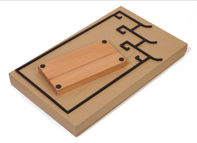 鐵藝微風(fēng)筆架，匠心啟航閱讀極簡(jiǎn)筆架圖片