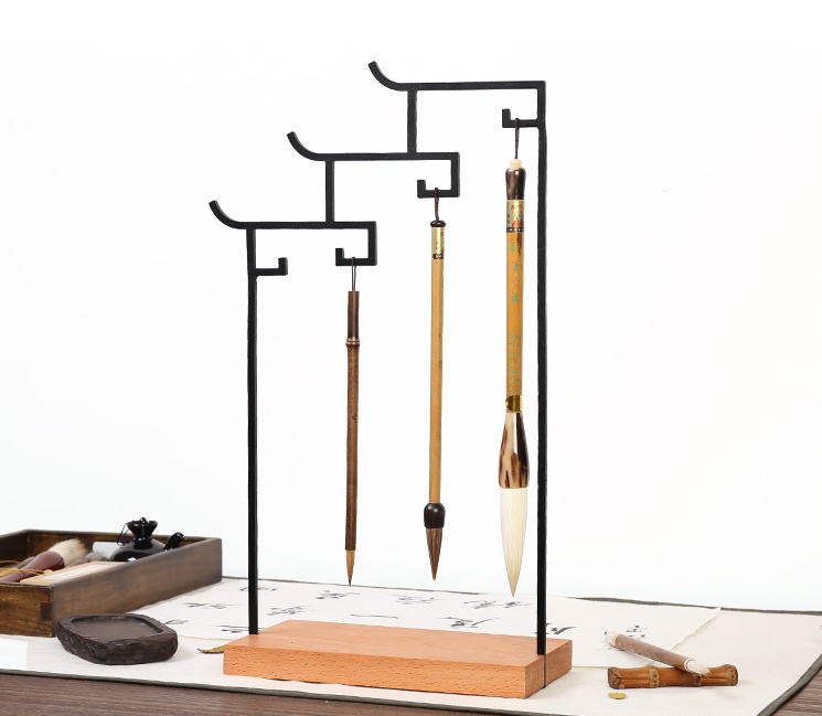鐵藝微風(fēng)筆架，匠心啟航閱讀極簡(jiǎn)筆架圖片