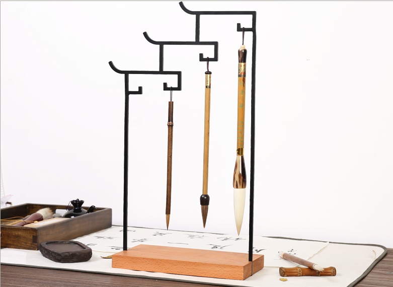 鐵藝微風(fēng)筆架，匠心啟航閱讀極簡(jiǎn)筆架圖片