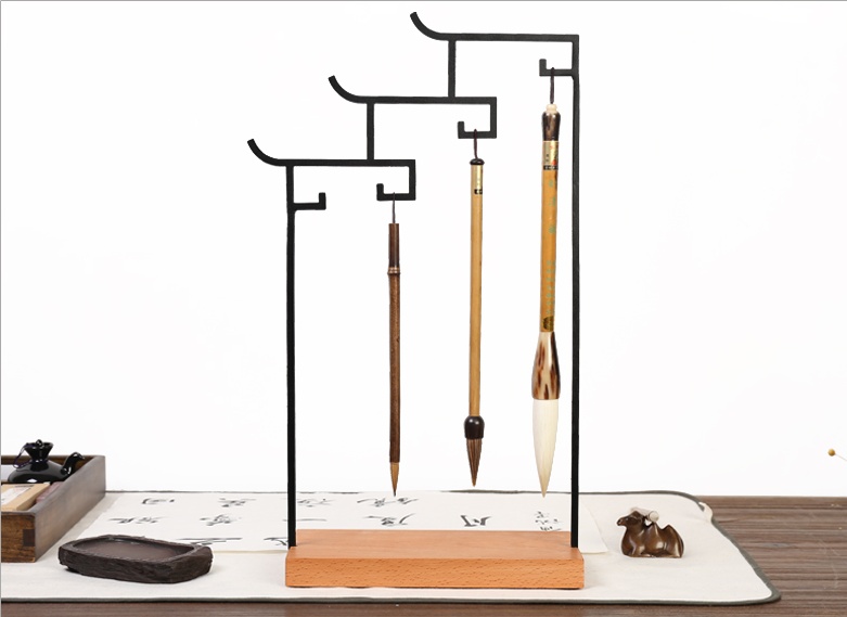 鐵藝微風(fēng)筆架，匠心啟航閱讀極簡(jiǎn)筆架圖片