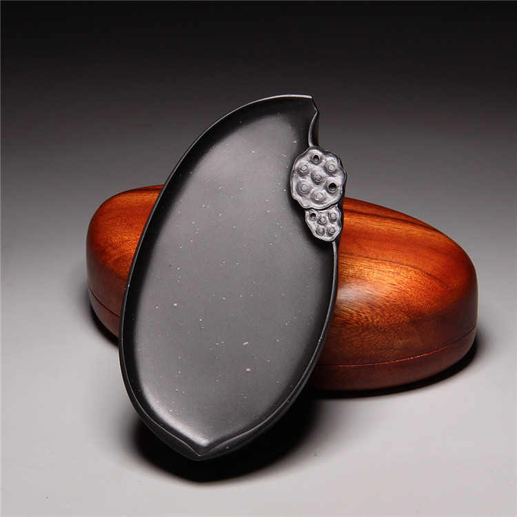 歙硯樸實(shí)硯臺(tái)，滑不拒筆中國硯臺(tái)