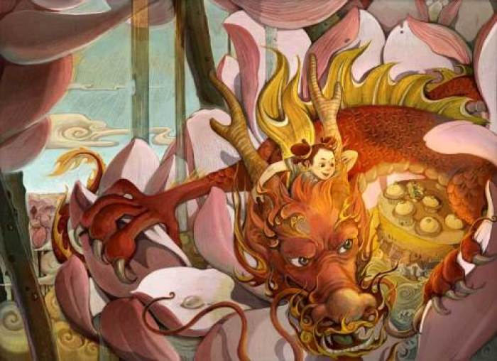 匠心啟航閱讀年畫插畫，匠心啟航閱讀手繪插畫圖片