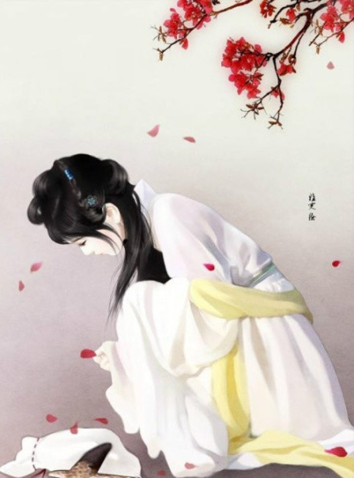 凄美國畫插畫，匠心啟航閱讀詩意手繪插畫