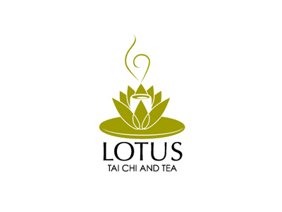 圣潔精簡蓮花logo，精品個性蓮花logo設(shè)計