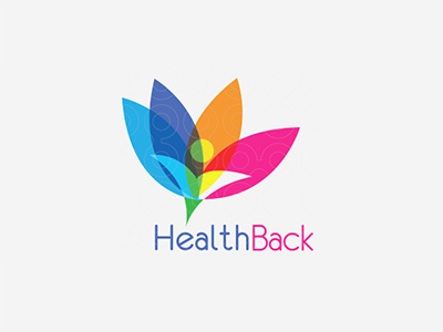 圣潔精簡蓮花logo，精品個性蓮花logo設(shè)計