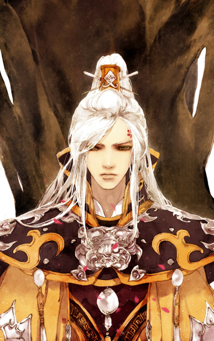 古風(fēng)精美插畫(huà)，細(xì)膩精品手繪插畫(huà)