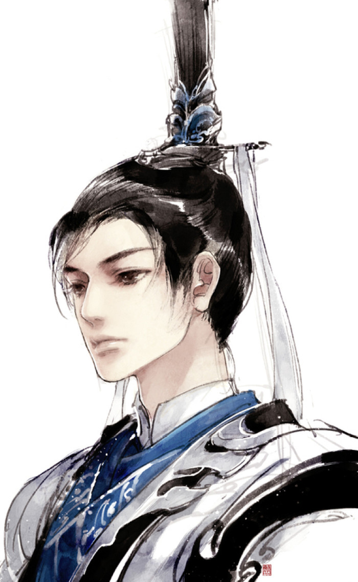 唯美人物插畫，詩意匠心啟航閱讀手繪插畫