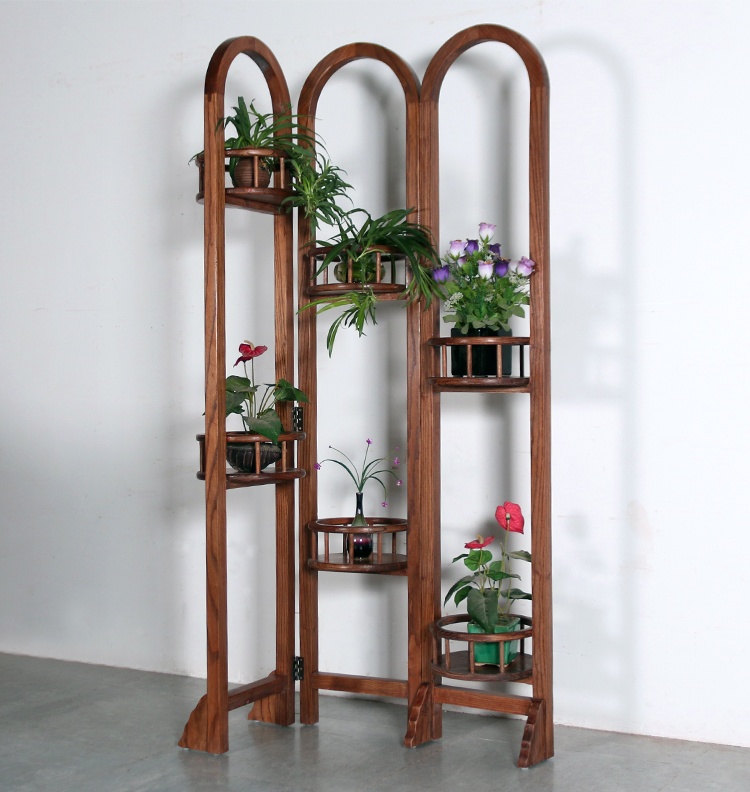 簡約花藝雅韻屏風，百搭中式屏風