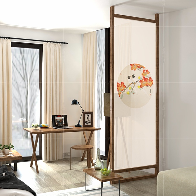 隔斷裝飾屏風(fēng)，精致中式屏風(fēng)