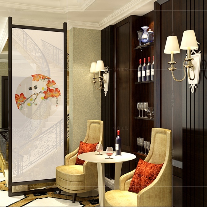 隔斷裝飾屏風(fēng)，精致中式屏風(fēng)