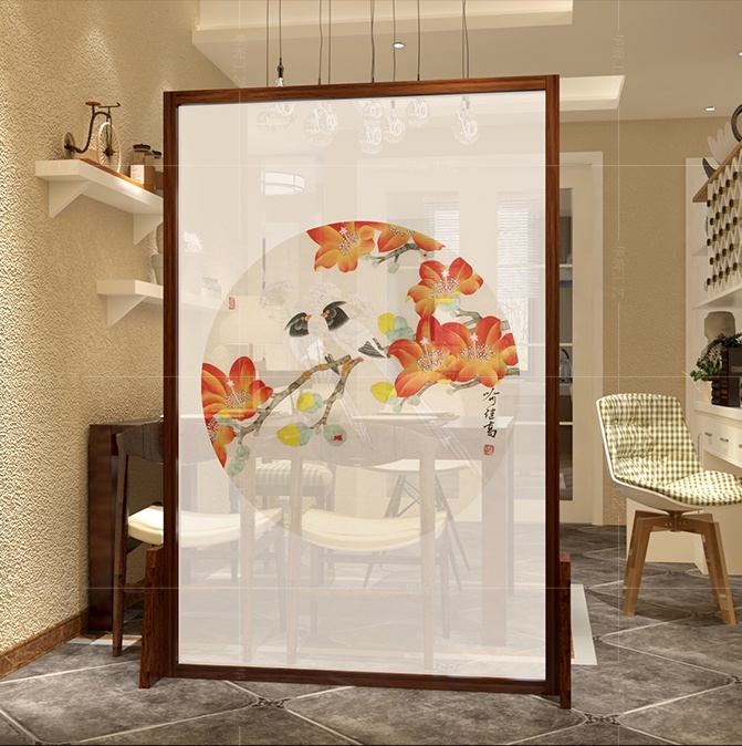 隔斷裝飾屏風(fēng)，精致中式屏風(fēng)