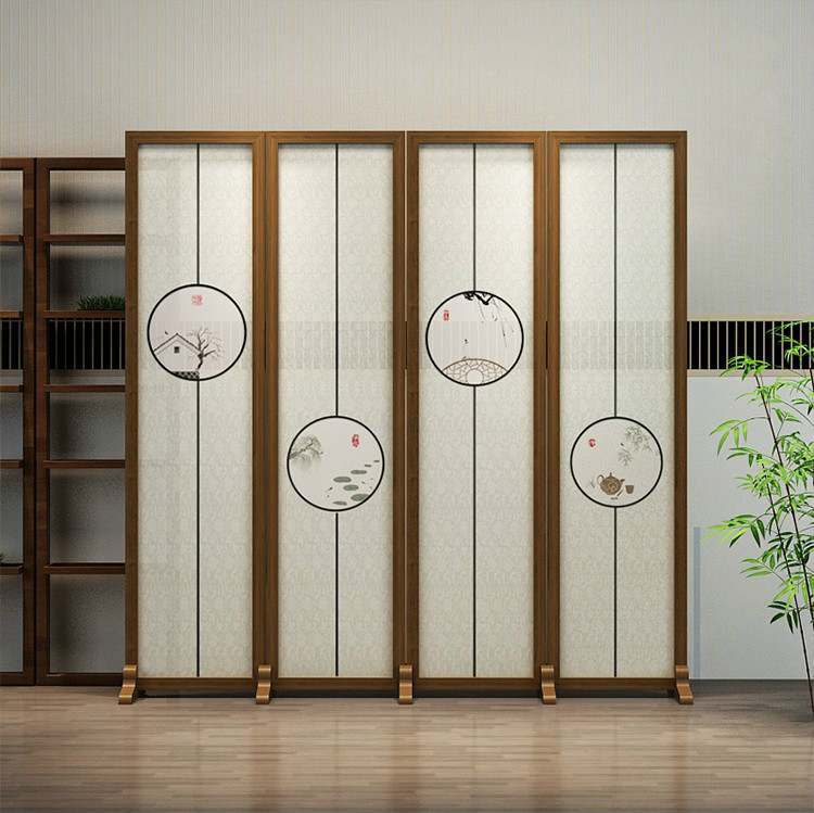 憶江南雅韻屏風，愜意雅致中式屏風