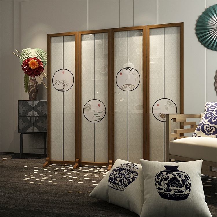 憶江南雅韻屏風，愜意雅致中式屏風