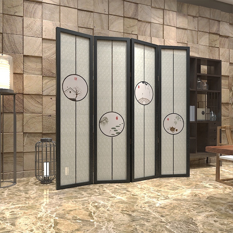 憶江南雅韻屏風，愜意雅致中式屏風