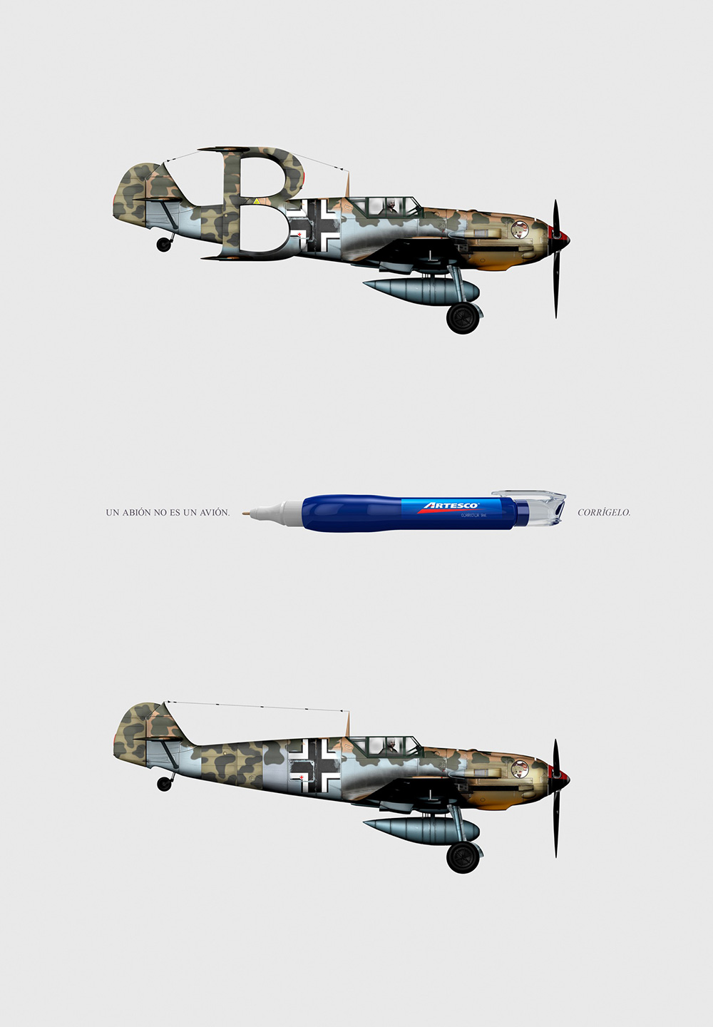 極簡腦洞大開海報(bào)，辦公用品海報(bào)設(shè)計(jì)