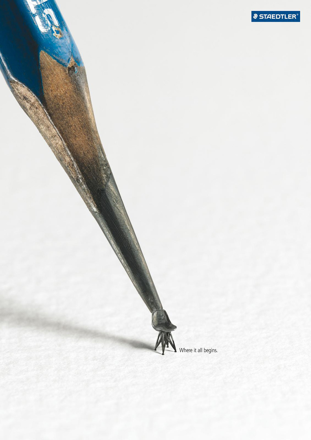 極簡腦洞大開海報(bào)，辦公用品海報(bào)設(shè)計(jì)