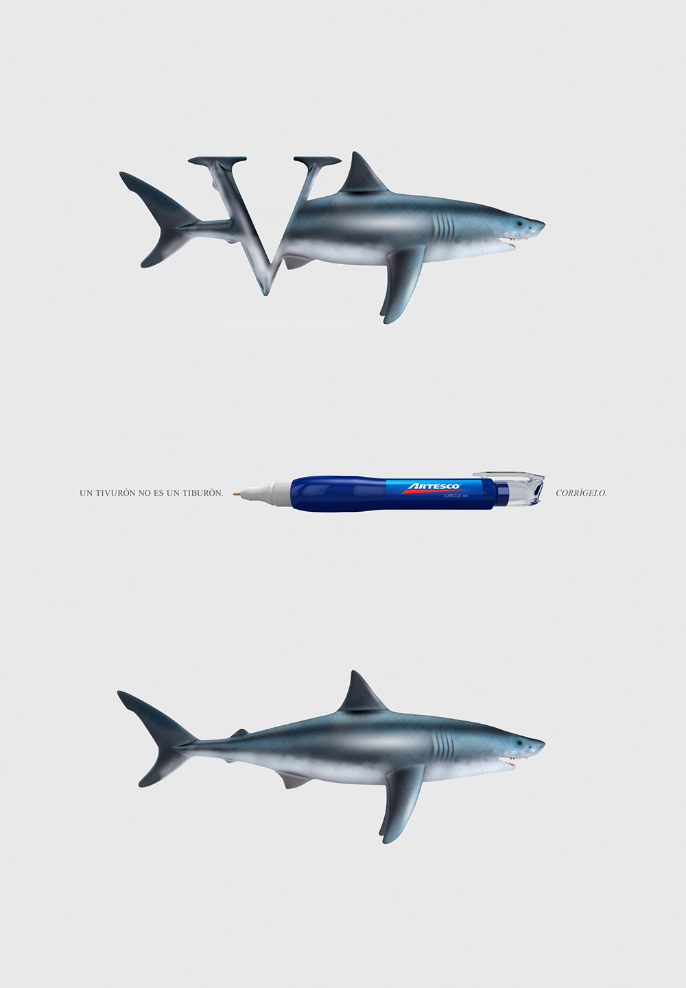 極簡腦洞大開海報(bào)，辦公用品海報(bào)設(shè)計(jì)